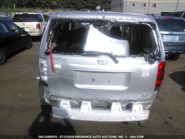 JTLZE4FEXA1106748 - 2010 TOYOTA SCION XB Gümüş foto 6