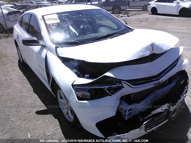 1G1ZB5ST8GF341619 - 2016 CHEVROLET MALIBU LS თეთრი ფოტო 1