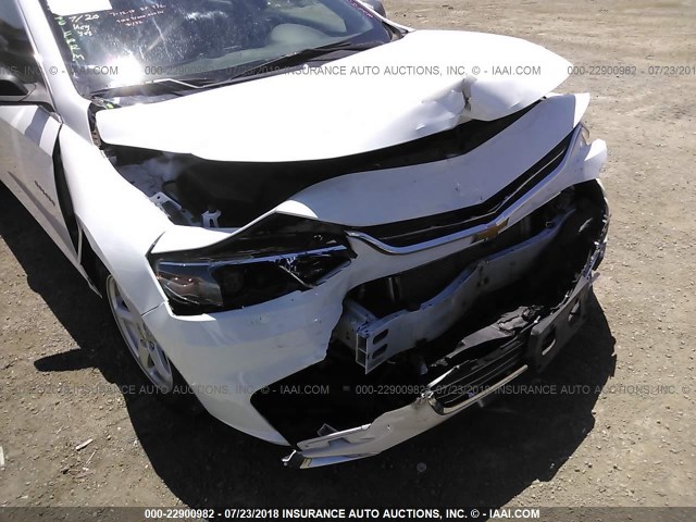 1G1ZB5ST8GF341619 - 2016 CHEVROLET MALIBU LS თეთრი ფოტო 6
