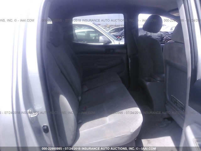 5TEJU62N55Z071979 - 2005 TOYOTA TACOMA DOUBLE CAB PRERUNNER SILVER photo 8