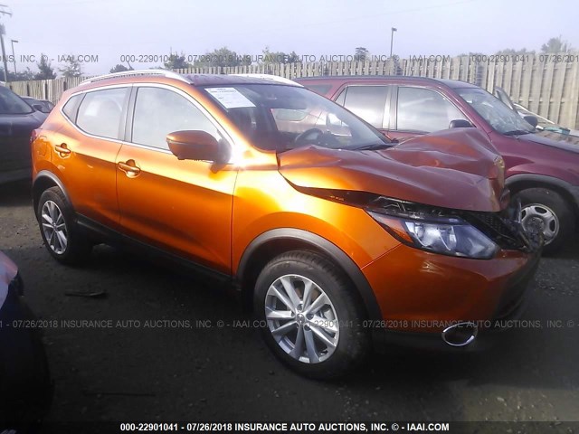 JN1BJ1CR9HW143143 - 2017 NISSAN ROGUE SPORT S/SV/SL ORANGE photo 1