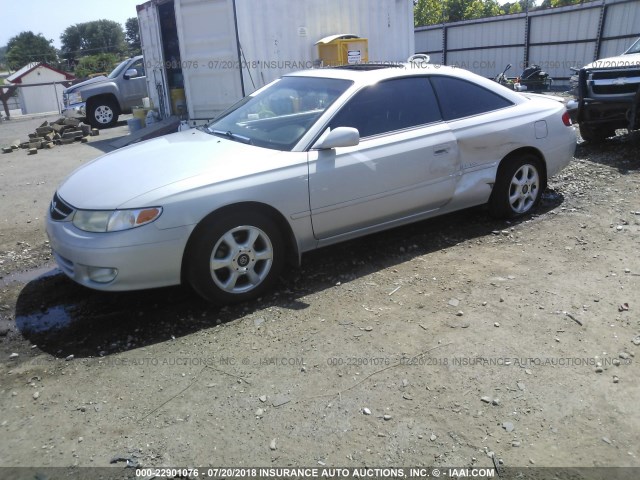 2T1CF28P21C539509 - 2001 TOYOTA CAMRY SOLARA SE/SLE Gümüş foto 2