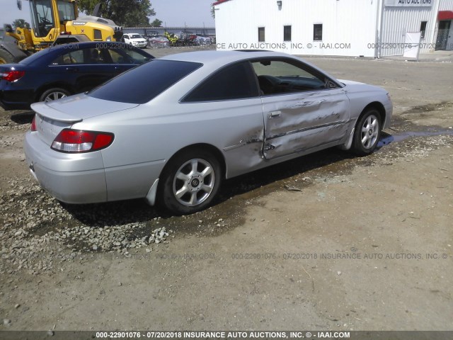 2T1CF28P21C539509 - 2001 TOYOTA CAMRY SOLARA SE/SLE Gümüş foto 4