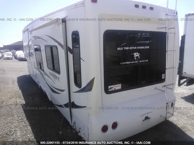 5SFBF30239E013607 - 2009 HEARTLAND BIGHORN 3055RL  თეთრი ფოტო 3