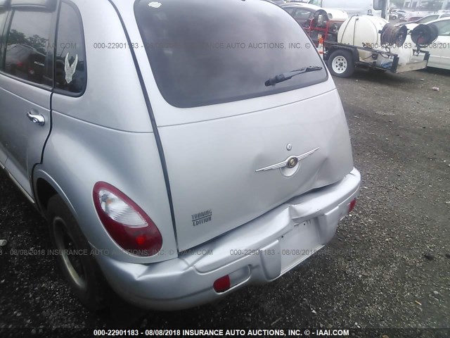 3A4FY58B96T257590 - 2006 CHRYSLER PT CRUISER TOURING SILVER photo 6