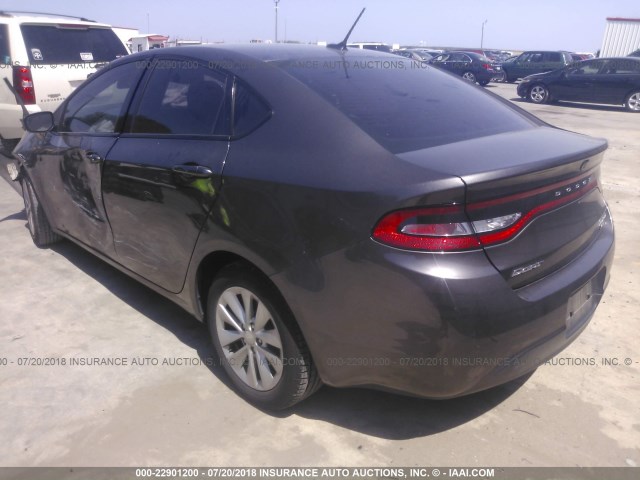 1C3CDFDH0ED830762 - 2014 DODGE DART SE AERO GRAY photo 3