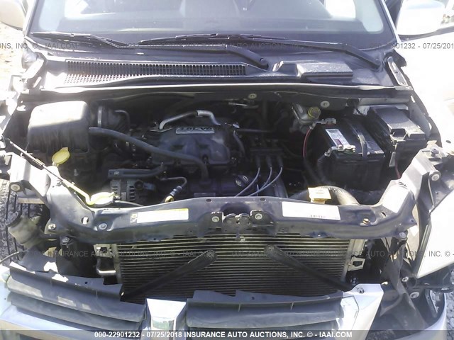 2D8HN54P58R819131 - 2008 DODGE GRAND CARAVAN SXT SILVER photo 10