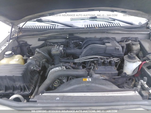 1FMZU73E05UB01062 - 2005 FORD EXPLORER XLT/XLT SPORT/NBX 银色 照片 10
