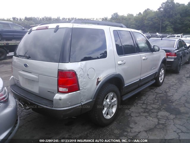 1FMZU73E05UB01062 - 2005 FORD EXPLORER XLT/XLT SPORT/NBX 银色 照片 4