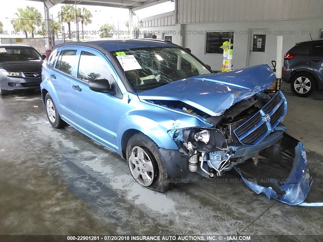 1B3HB28BX8D623341 - 2008 DODGE CALIBER BLUE photo 1