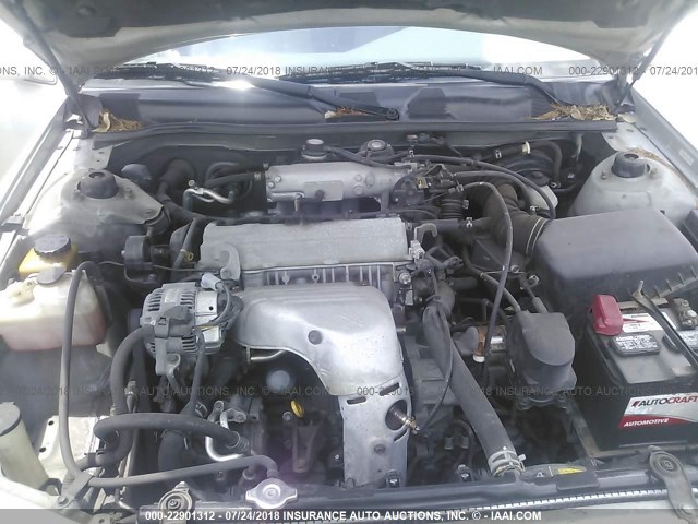 4T1BG22K91U117189 - 2001 TOYOTA CAMRY CE/LE/XLE ვერცხლისფერი ფოტო 10