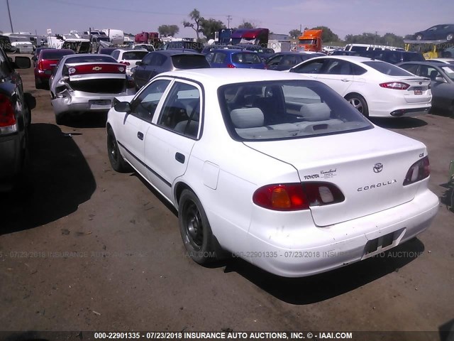 1NXBR12E3YZ312715 - 2000 TOYOTA COROLLA VE/CE/LE 白色 照片 3