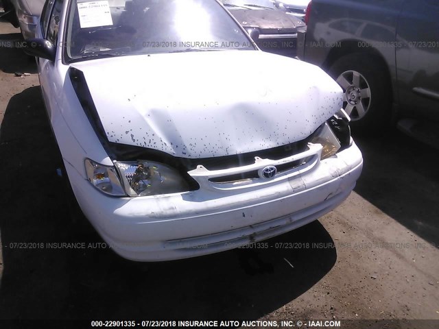 1NXBR12E3YZ312715 - 2000 TOYOTA COROLLA VE/CE/LE 白色 照片 6