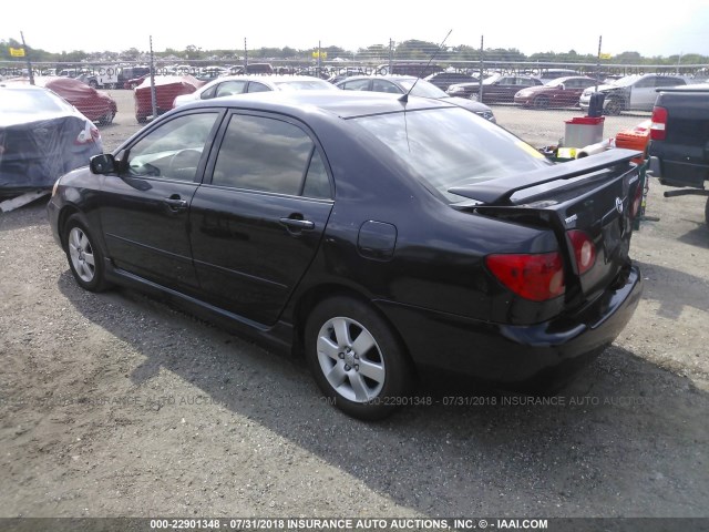 1NXBR32E47Z908619 - 2007 TOYOTA COROLLA CE/LE/S BLACK photo 3