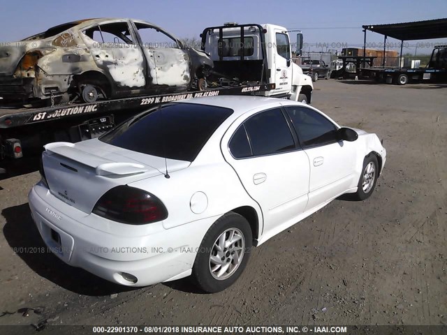 1G2NF52E74M507460 - 2004 PONTIAC GRAND AM SE1 WHITE photo 4