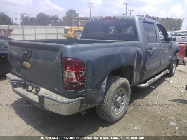 3GCEC13C29G265195 - 2009 CHEVROLET SILVERADO C1500/C1500  LS TEAL photo 4