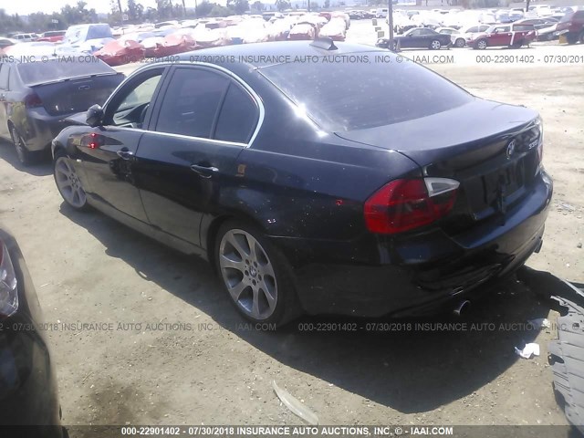 WBAVB73598KY62601 - 2008 BMW 335 I BLACK photo 3