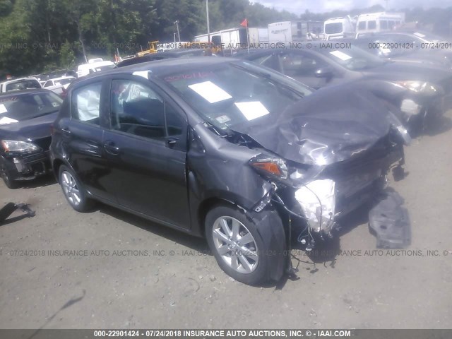 VNKKTUD39GA068711 - 2016 TOYOTA YARIS L/LE/SE BLACK photo 1