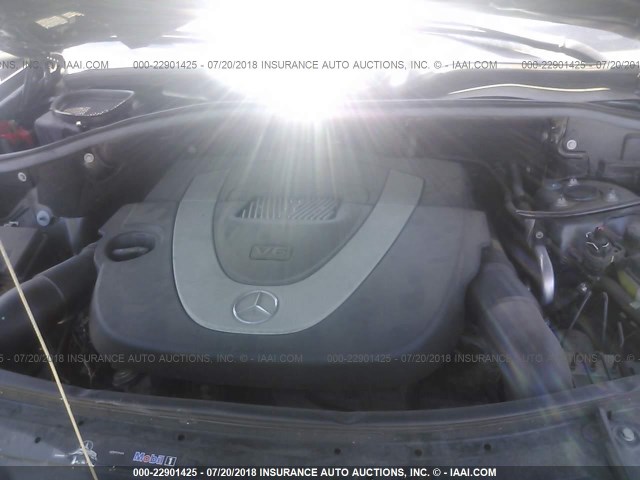 4JGBB8GB1BA686518 - 2011 MERCEDES-BENZ ML 350 4MATIC BLUE photo 10