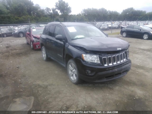 1C4NJCEA4CD631238 - 2012 JEEP COMPASS LATITUDE 黑色 照片 1