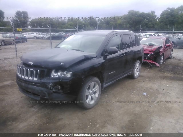 1C4NJCEA4CD631238 - 2012 JEEP COMPASS LATITUDE 黑色 照片 2