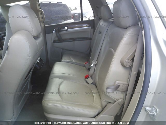 5GAER13718J180915 - 2008 BUICK ENCLAVE CX Pewter photo 8