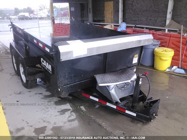 5JPBU1421GP042974 - 2016 CAM TRAILERS DUMP TRAILER  BLACK photo 1