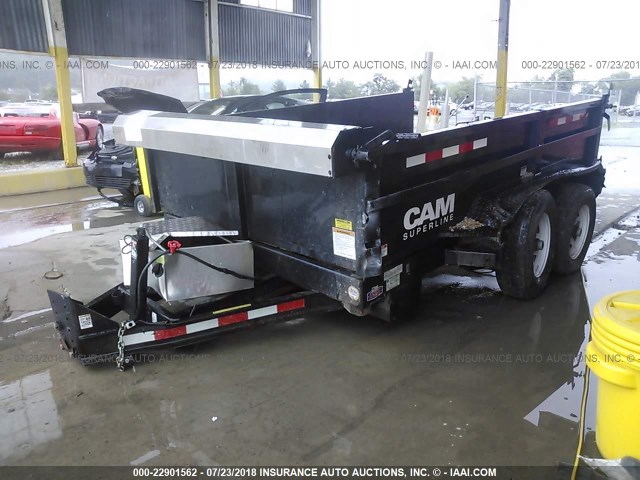 5JPBU1421GP042974 - 2016 CAM TRAILERS DUMP TRAILER  BLACK photo 2