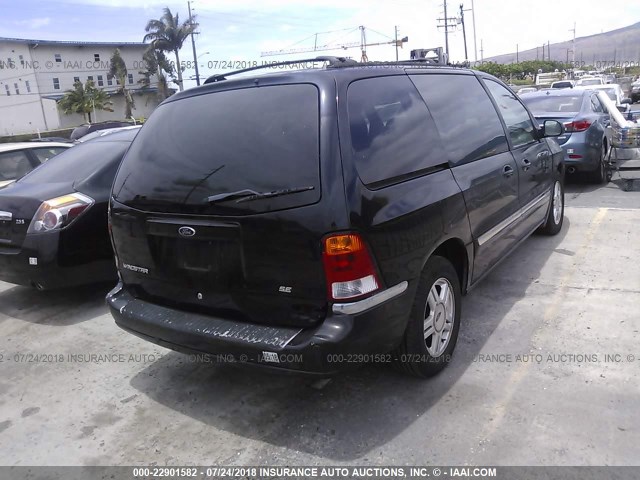 2FMDA52413BA05864 - 2003 FORD WINDSTAR SE BLACK photo 4