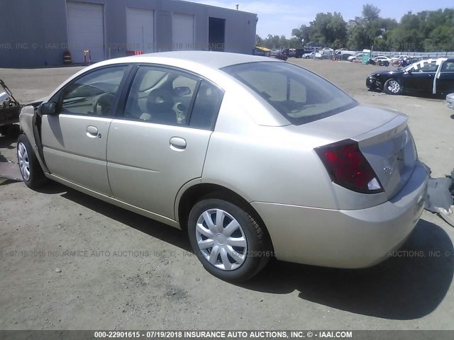 1G8AJ52F84Z169596 - 2004 SATURN ION LEVEL 2 GOLD photo 3
