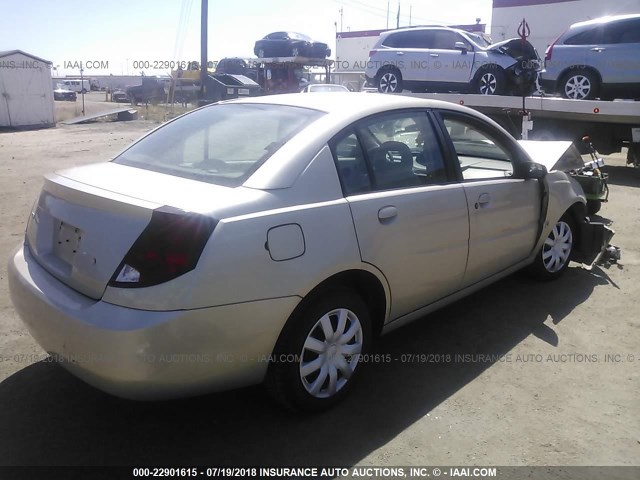 1G8AJ52F84Z169596 - 2004 SATURN ION LEVEL 2 GOLD photo 4