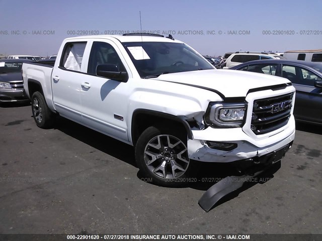 3GTU2NEC5HG134537 - 2017 GMC SIERRA K1500 SLT WHITE photo 1