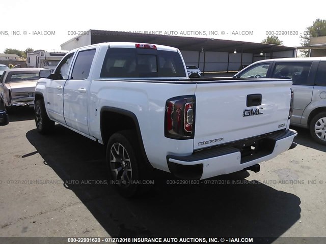 3GTU2NEC5HG134537 - 2017 GMC SIERRA K1500 SLT WHITE photo 3