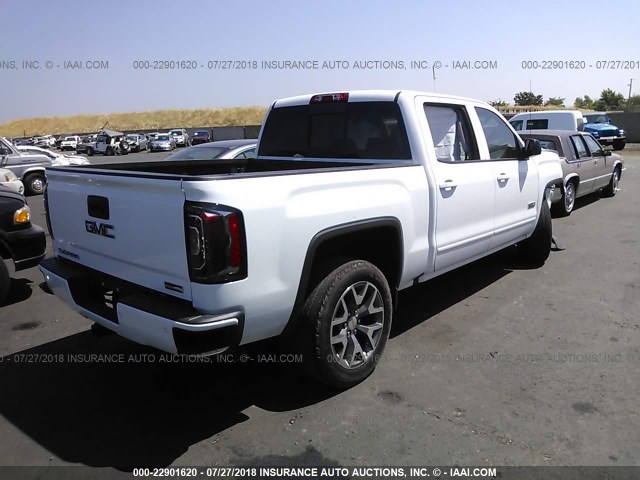 3GTU2NEC5HG134537 - 2017 GMC SIERRA K1500 SLT WHITE photo 4