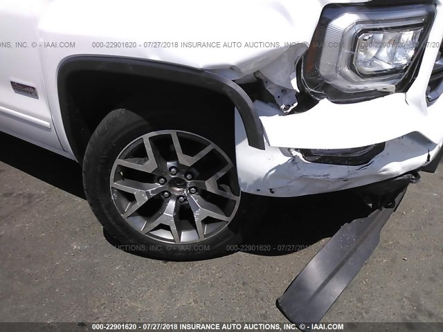 3GTU2NEC5HG134537 - 2017 GMC SIERRA K1500 SLT WHITE photo 6