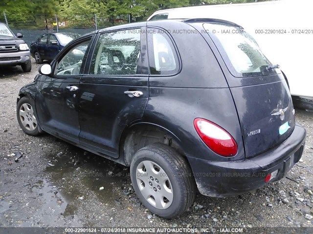 3A8FY48999T587837 - 2009 CHRYSLER PT CRUISER BLACK photo 3