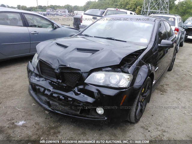 6G2EC57Y19L158663 - 2009 PONTIAC G8 GT BLACK photo 2