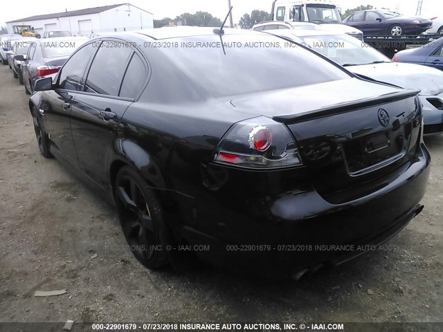 6G2EC57Y19L158663 - 2009 PONTIAC G8 GT BLACK photo 3