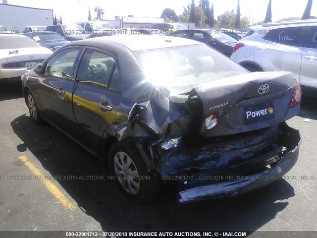 JTDBL40E29J029865 - 2009 TOYOTA COROLLA LE/XLE GRAY photo 3