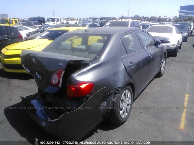 JTDBL40E29J029865 - 2009 TOYOTA COROLLA LE/XLE GRAY photo 4