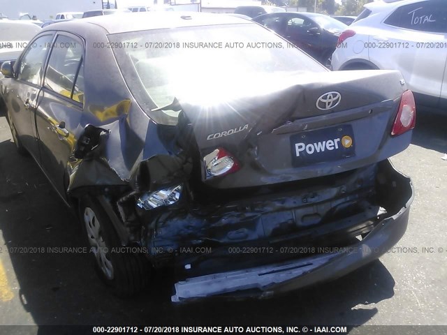 JTDBL40E29J029865 - 2009 TOYOTA COROLLA LE/XLE GRAY photo 6