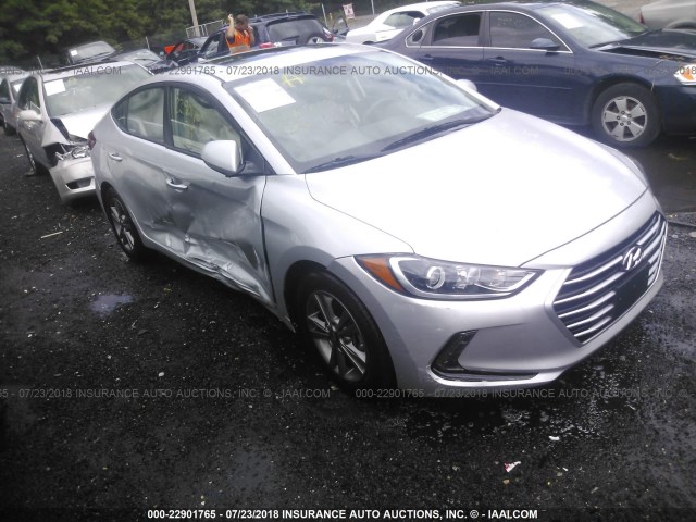 5NPD84LFXJH236564 - 2018 HYUNDAI ELANTRA SEL/VALUE/LIMITED SILVER photo 1