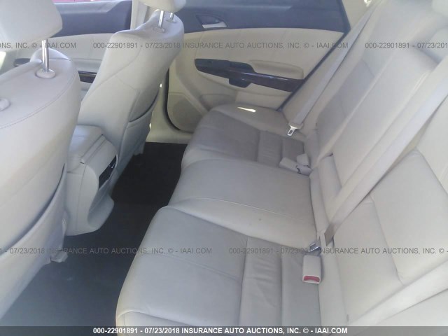 5J6TF2H59AL004078 - 2010 HONDA ACCORD CROSSTOUR EXL WHITE photo 8