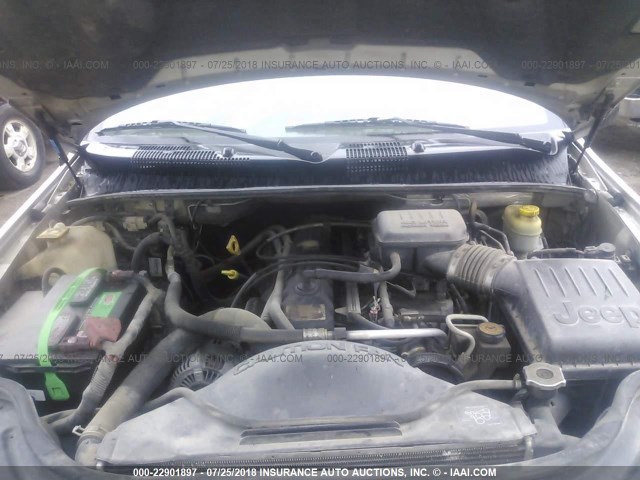 1J4GW48SX4C326087 - 2004 JEEP GRAND CHEROKEE LAREDO/COLUMBIA/FREEDOM 银色 照片 10