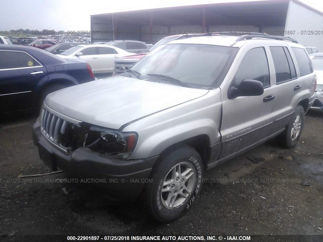 1J4GW48SX4C326087 - 2004 JEEP GRAND CHEROKEE LAREDO/COLUMBIA/FREEDOM 银色 照片 2