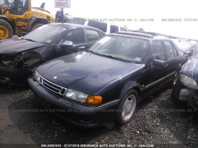 YS3CH65R9V1021651 - 1997 SAAB 9000 AERO BLUE photo 2