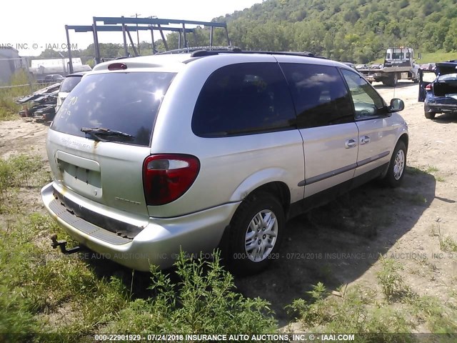 2B4GP44G31R166610 - 2001 DODGE GRAND CARAVAN SPORT SILVER photo 4