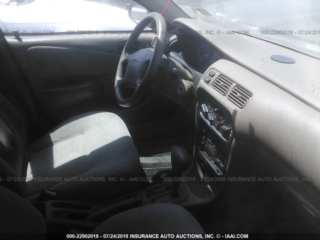 1Y1SK5289XZ438276 - 1999 CHEVROLET GEO PRIZM LSI GREEN photo 5