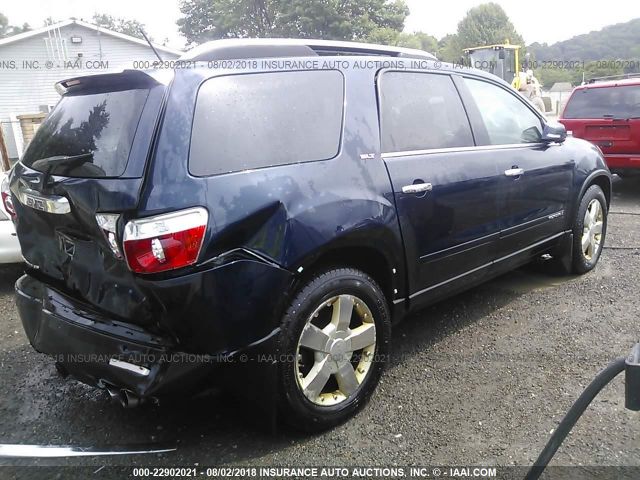 1GKER33717J101921 - 2007 GMC ACADIA SLT-2 Dark Blue photo 4