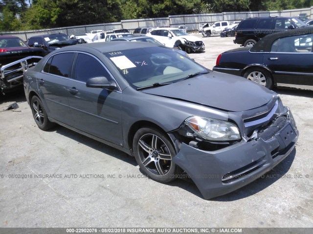 1G1ZG57B39F182402 - 2009 CHEVROLET MALIBU LS ნაცრისფერი ფოტო 1